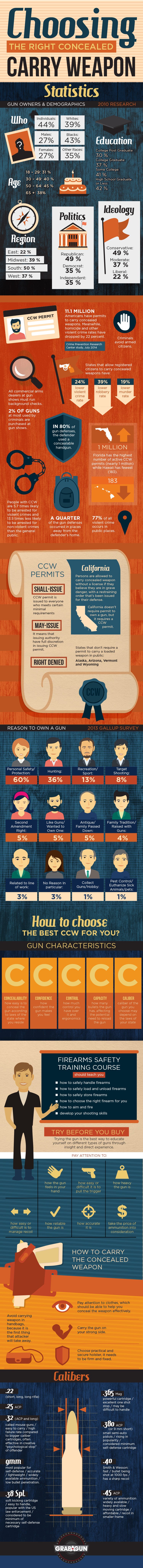 Choosing The Right Concealed Carry Weapon Infographic
