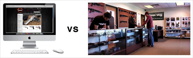 online-gun-shop-vs-local-gun-stores GrabAGun is an online gun shop and a local gun store.