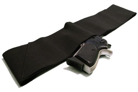 belly band holster for carrying while jogging