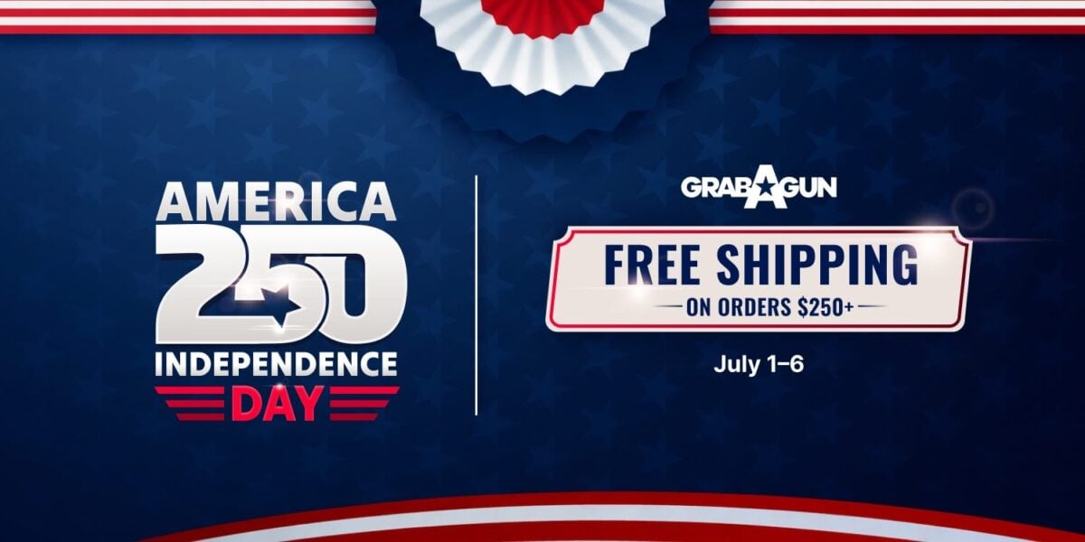 Independence Day Celebration at GrabAGun – America 250, Free Shipping On Orders Over $250, July 1-6