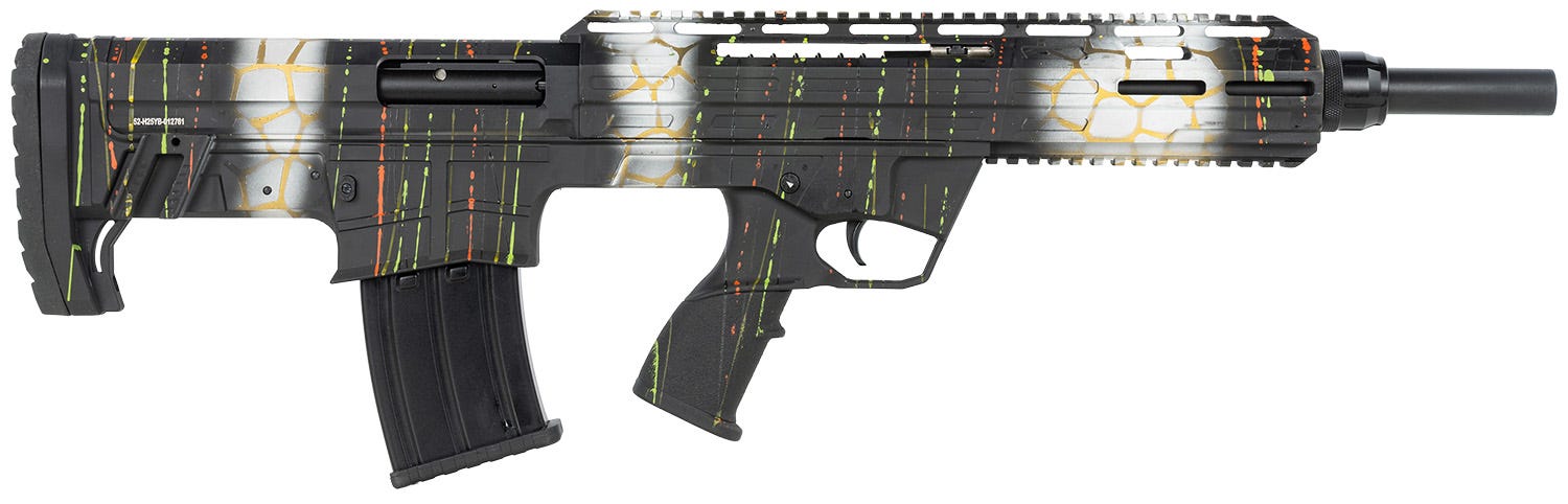 Tokarev USA TBP Splatter Camo 12 GA-3 18.5 Barrel 5-Rounds - Tokarev