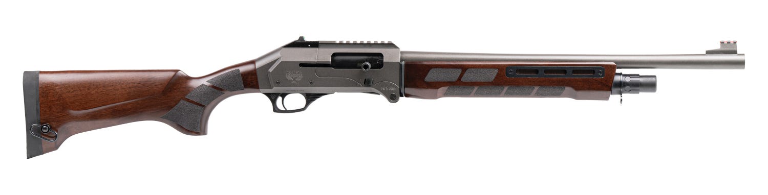 Panzer Arms FS1 Pro Walnut / Grey 12 GA 20 Barrel 4-Rounds