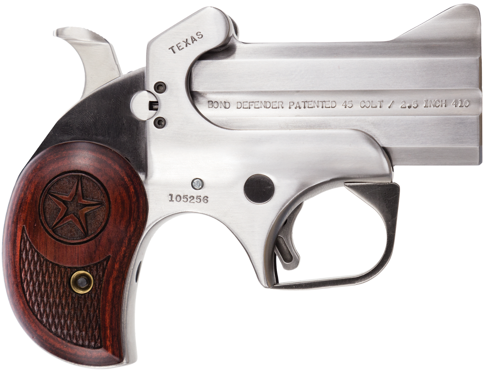 Bond Arms Texas Defender .45LC/.410 3 Barrel 3 Chamber 2-Rounds image