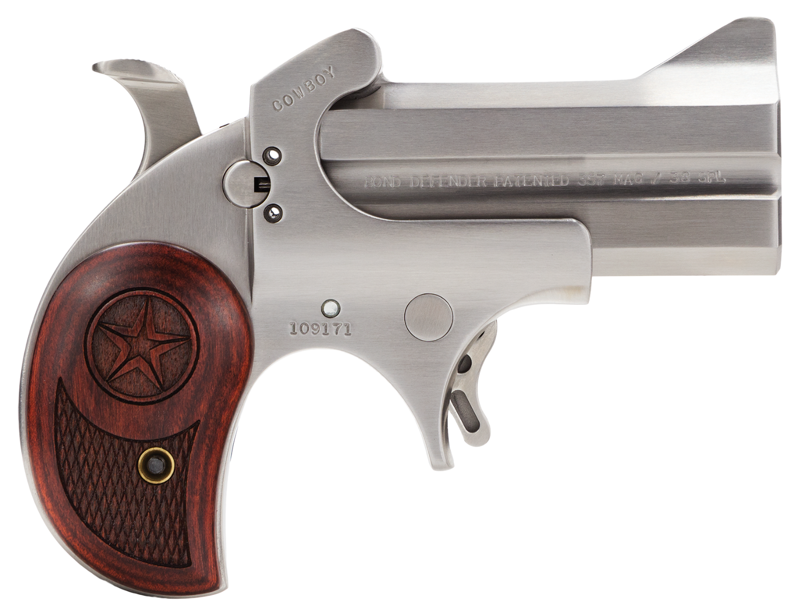 Bond Arms Cowboy Defender .38 SPL/.357 Mag 3 Barrel 2-Rounds image