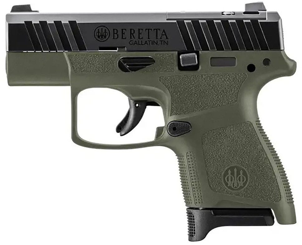 beretta apx a1 carry od green 9mm 3.3 barrel 8-rounds optics ready