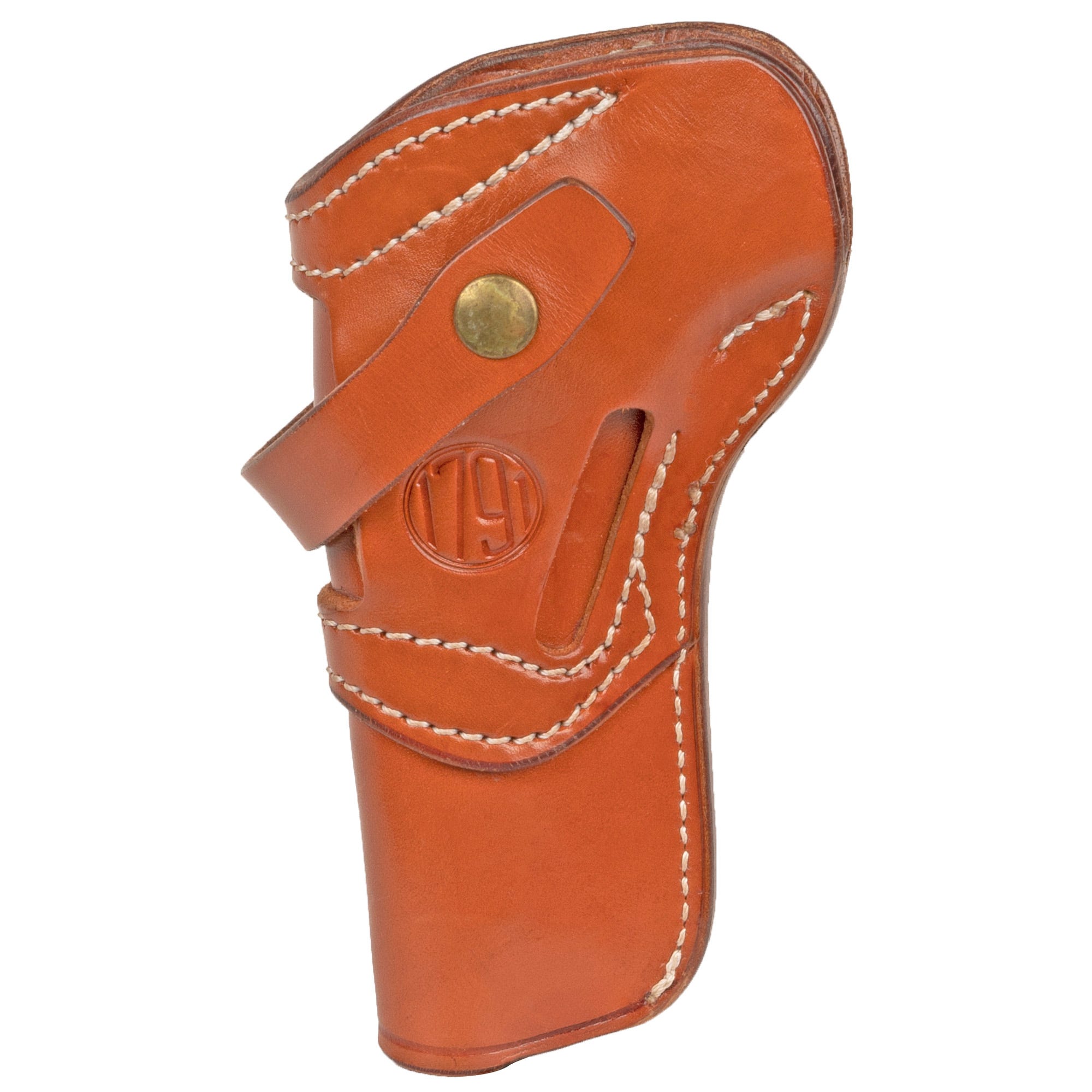 1791 Gunleather Single Action Holster Brown Ambidextrous For Single Action Revolvers 6.5 - 1791 Gunleather