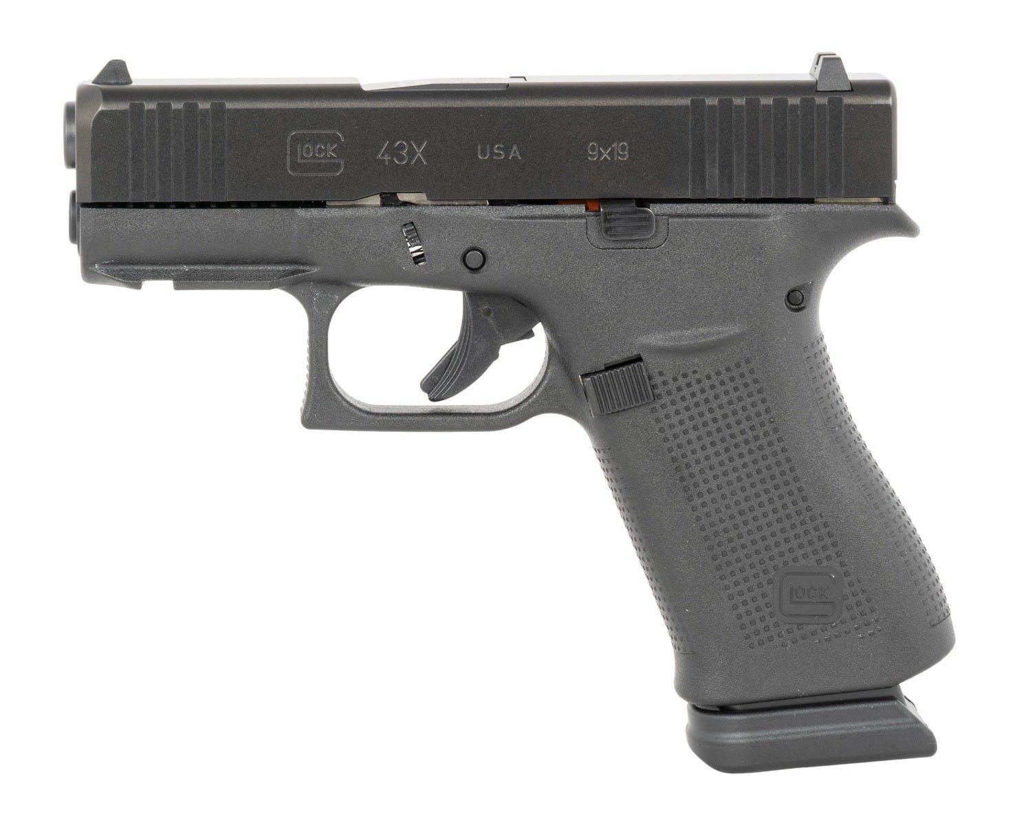 glock 43x 9mm 3.41 barrel 15-rounds usa made