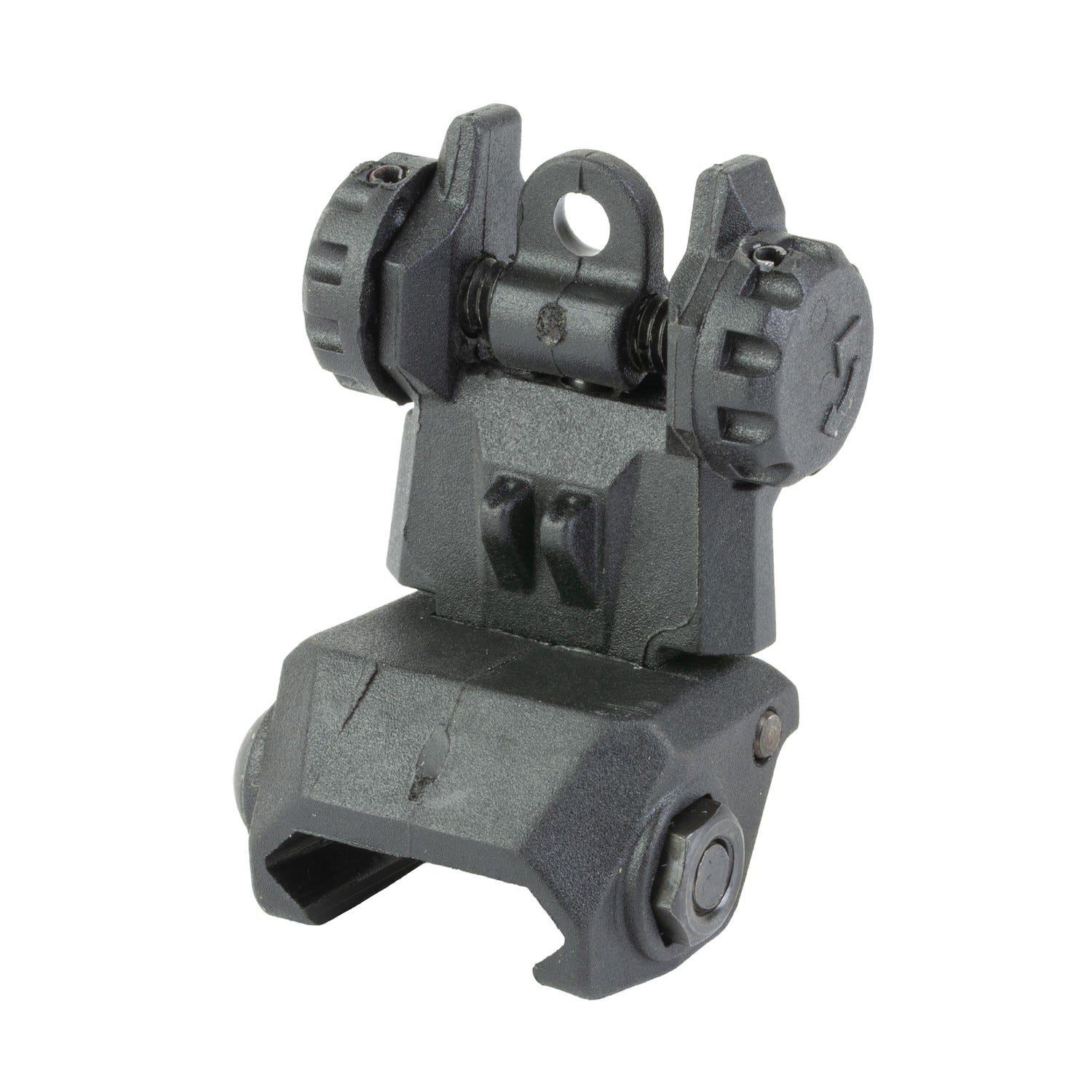 AXTS Weapons Systems Flip Up Rear Sight for Picatinny Rails - Axts Weapons Systems