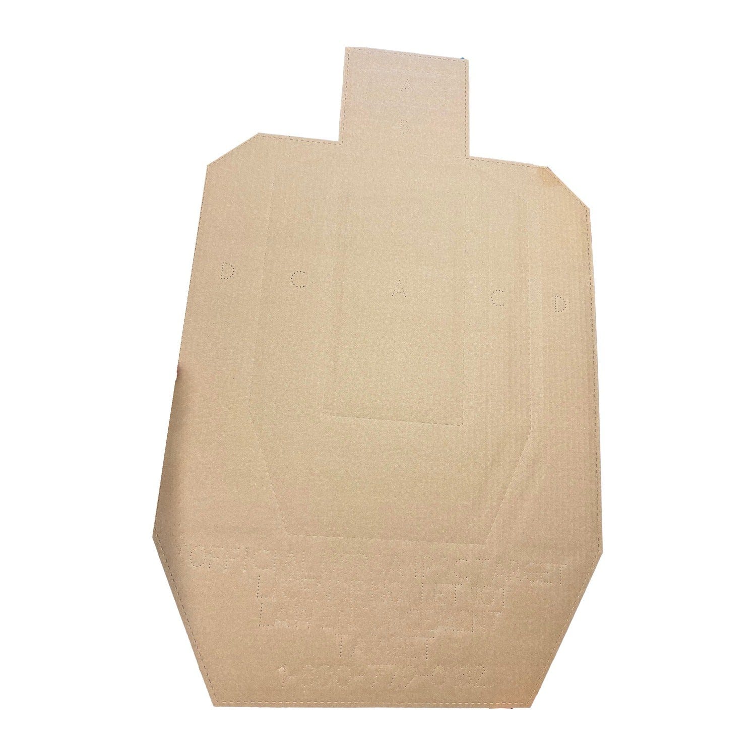 Action Target IPSC/USPSA Targets Brown Hanging Cardboard 18x30 100-Count - Action Target