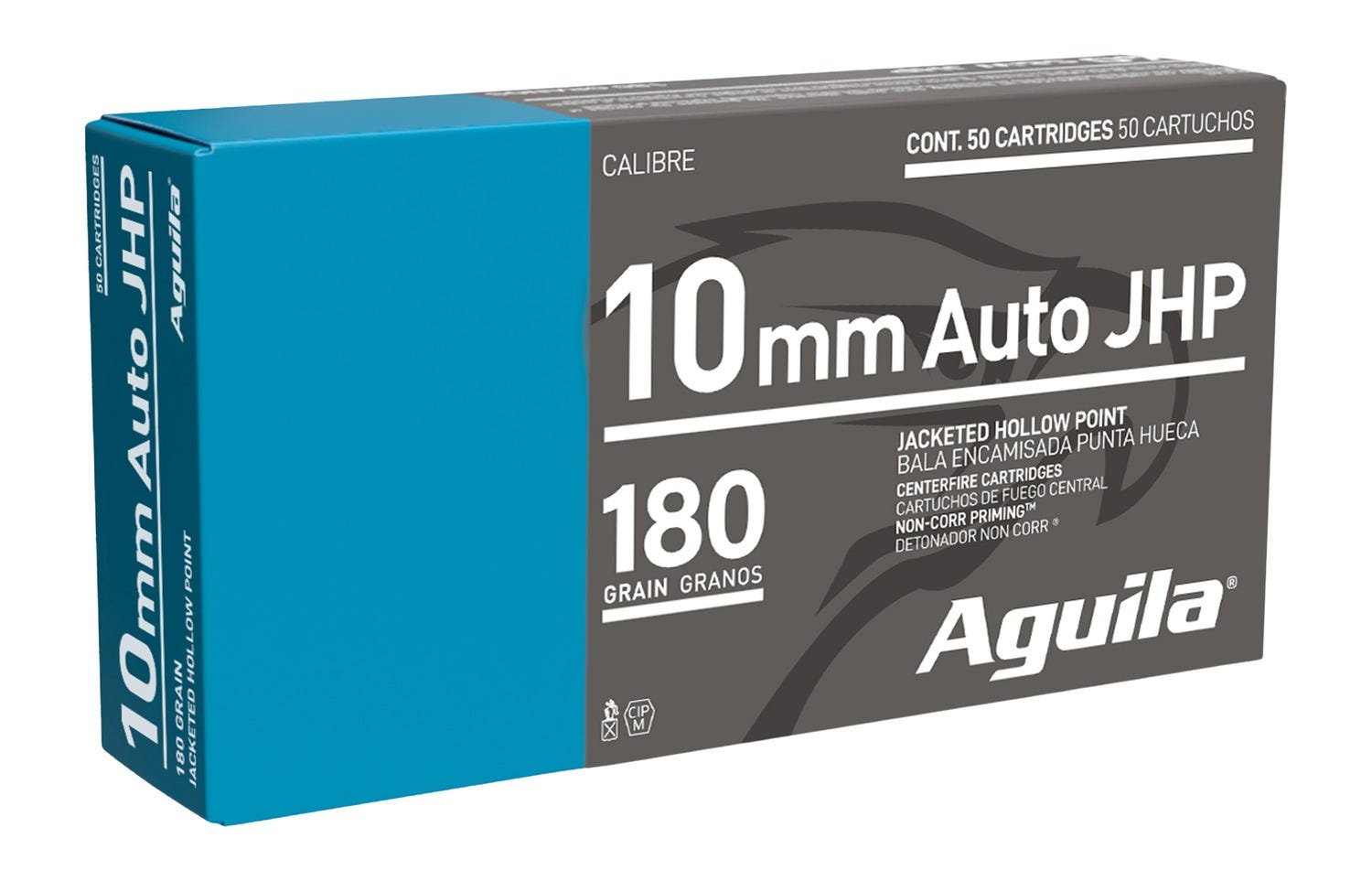 Aguila Handgun Ammunition 10mm 180 Grain 50-Rounds JHP ila Handgun Ammunition 10mm 180 Grain 50-Rounds JHP Ammo