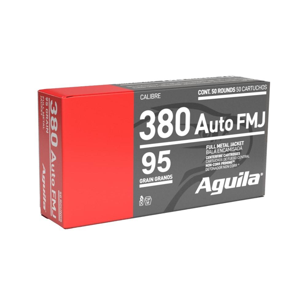 Aguila Handgun Ammunition .380 ACP 94 Grain 1000-Rounds FMJ ila Handgun Ammunition .380 ACP 94 Grain 1000-Rounds FMJ Ammo