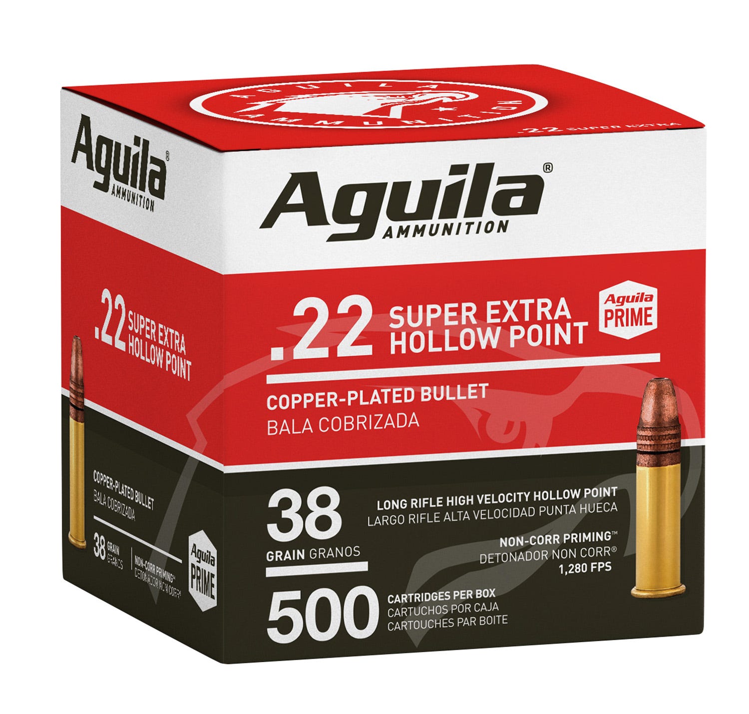 ila Super Extra High Velocity Bulk .22 LR 38-Grain 500-Rounds HP Ammo