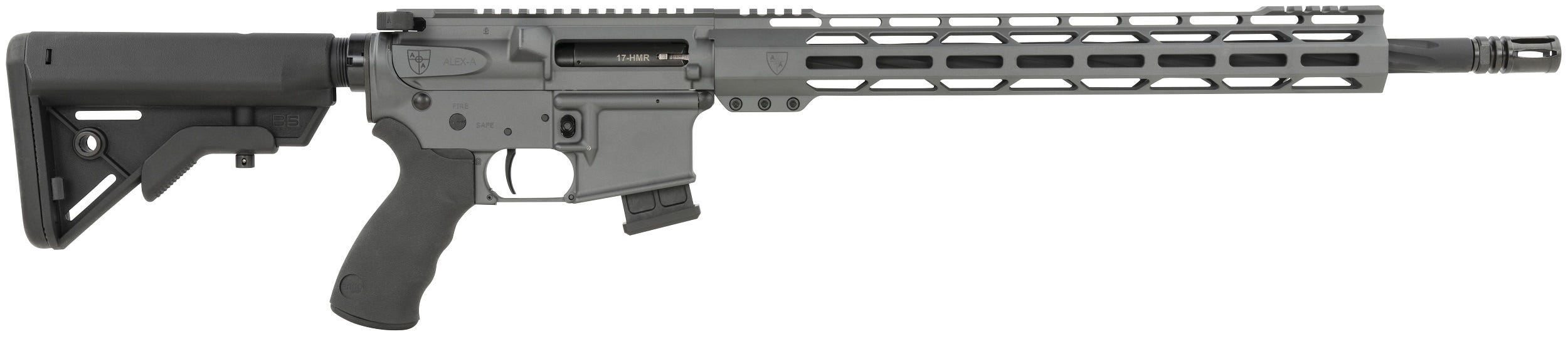 Alexander Arms Tactical Sniper Grey .17 HMR 18 Barrel 10-Rounds B 5 Stock