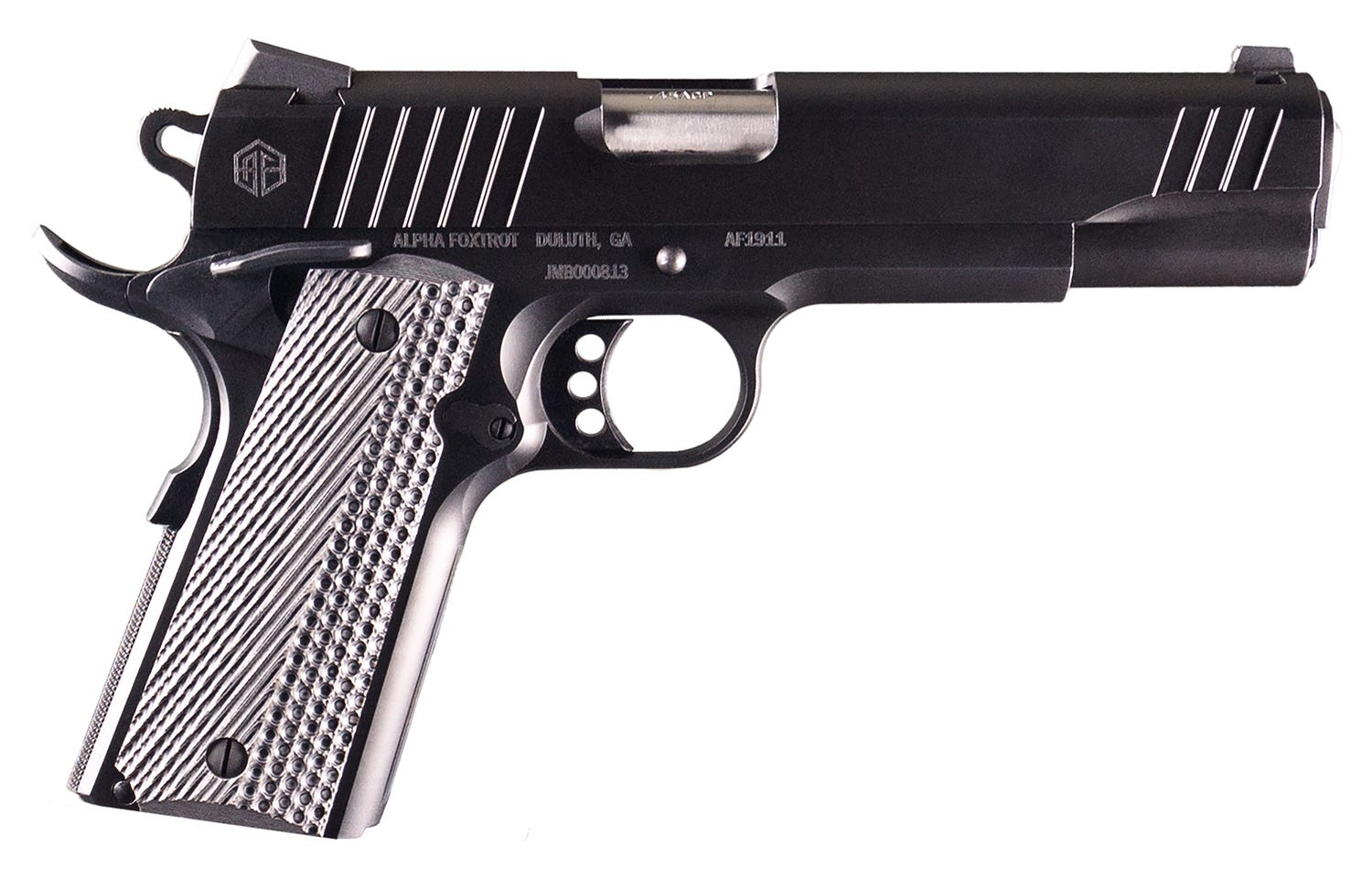 Alpha Foxtrot AF1911 9mm Luger 5in Stainless 10+1 Capacity