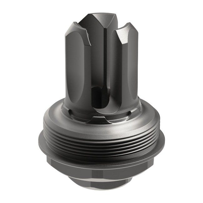 Ambient Arms Ambient Arms Atom-ZTL Long Stainless Muzzle Brake 1/2x28 - $219.00 at GrabAGun