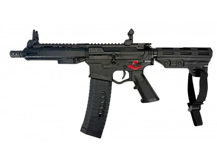 american tactical alpha maxx 5.56 / .223 rem 7.5 barrel 60-rounds w/ franklin armory binary trigger