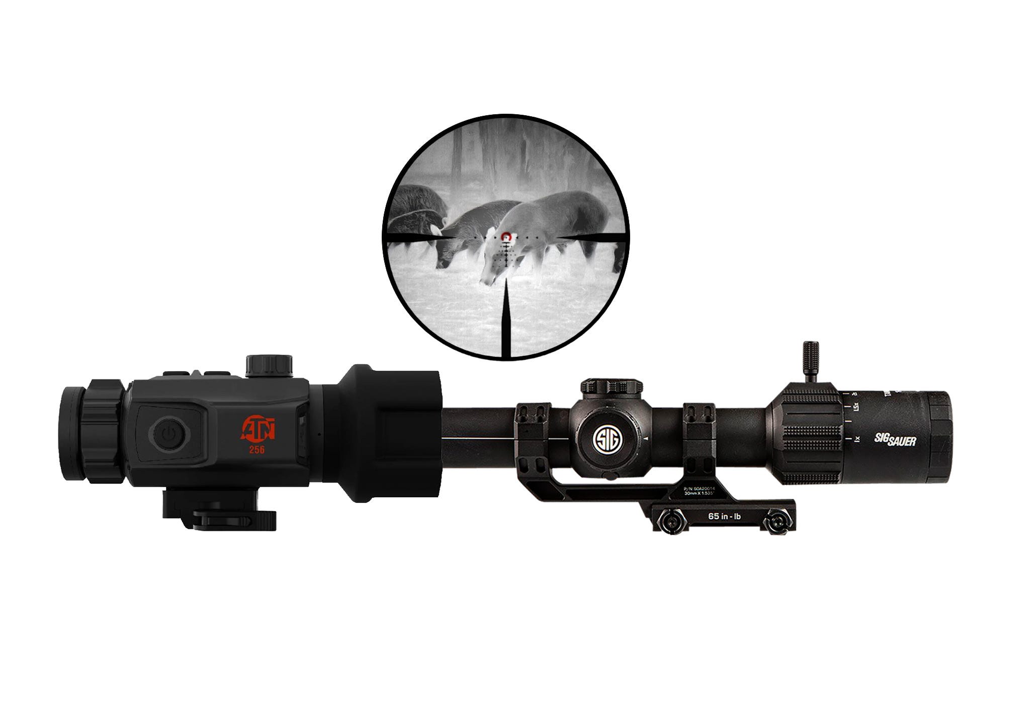 ATN TICO 6 Thermal Combo w/ Sig Sauer Tango-MSR  Mounts