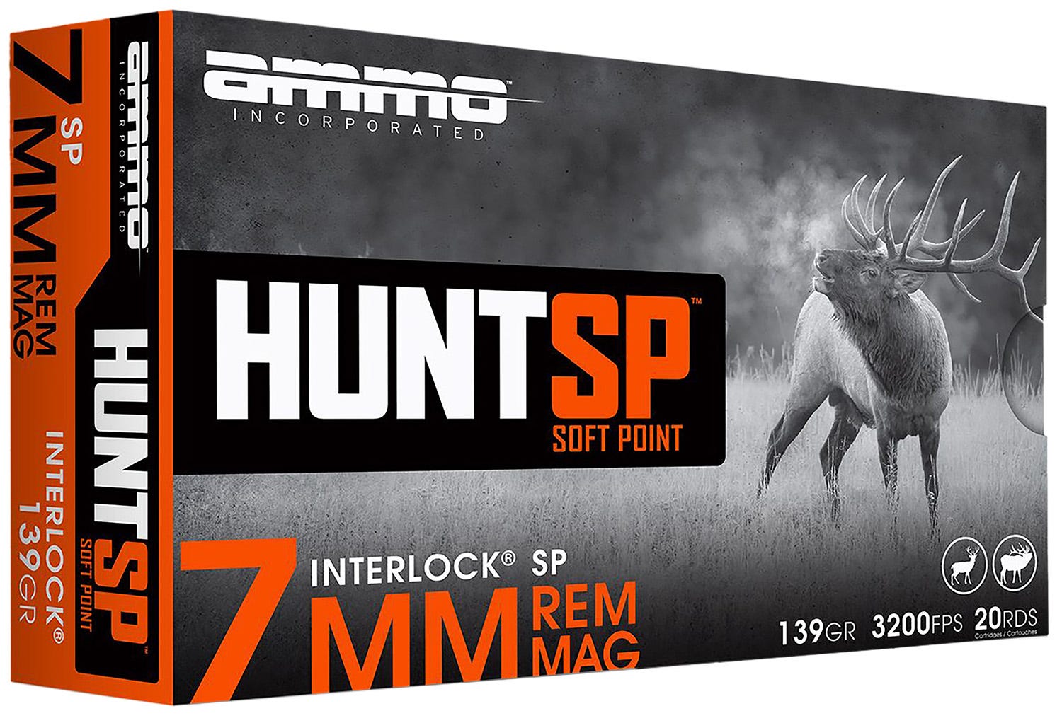 Ammo Inc. Hunt 7mm Rem Mag 139 Grain 20-Rounds SP - Ammo Inc