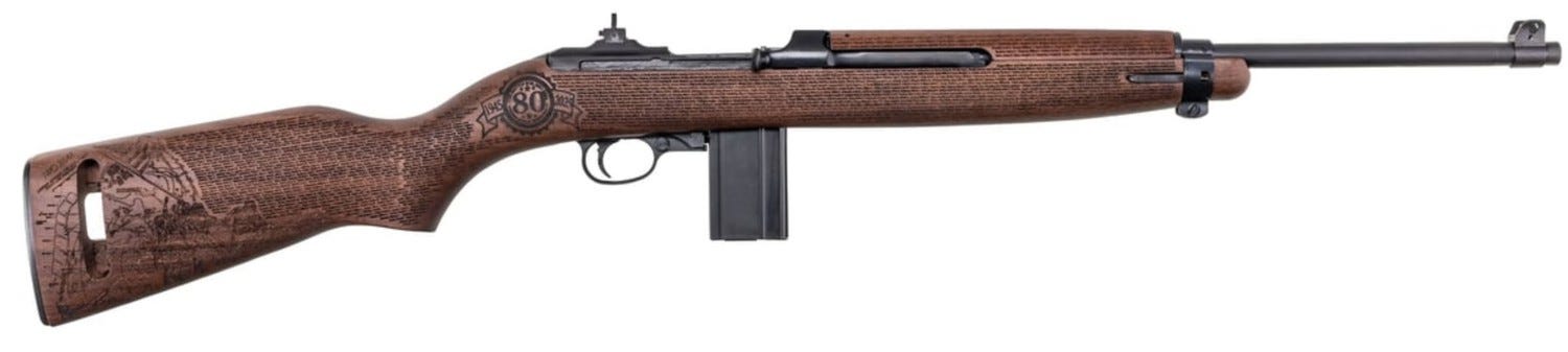 Auto-Ordnance M1 Carbine Iwo Jima 80th Anniversary Walnut .30 Carbine 18 Barrel 10-Rounds CA Compliant - Auto-Ordnance