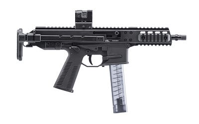 B&T GHM9 Compact 9mm Glock Lower Black Short Barrel Rifle w/Telestock (NFA) BT-450008-SBR-G-TS - B&T