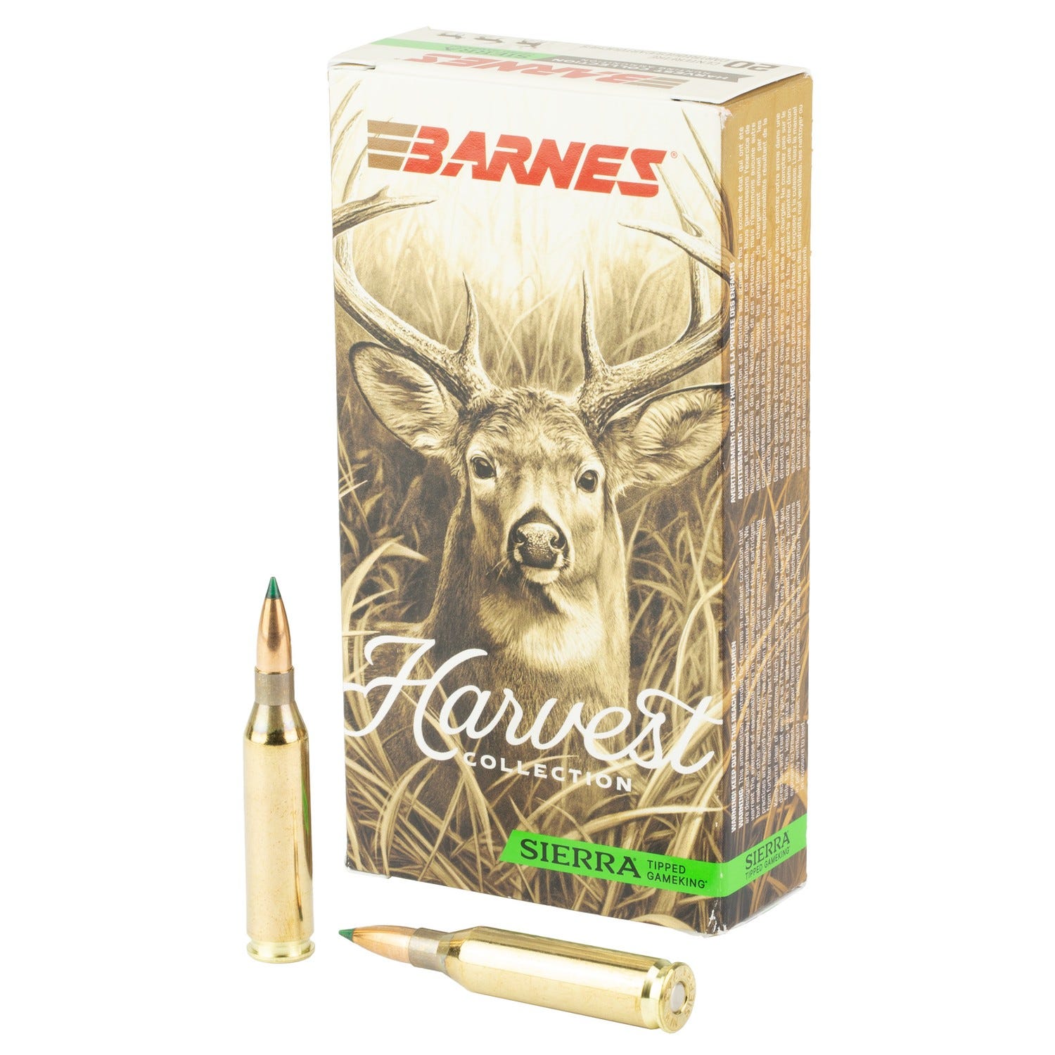 Barnes Bullets Harvest Collection .243 Win 90 Grain 20-Rounds STG - Barnes Bullets
