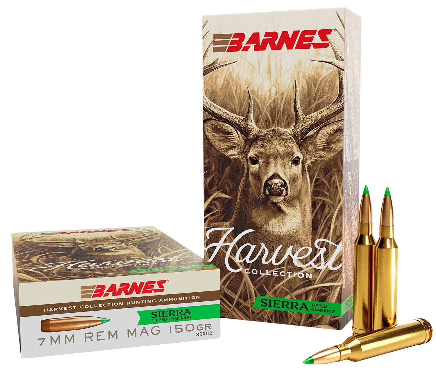 Barnes Bullets Harvest 7mm Rem Mag 150 Grain 20-Rounds STG nes Bullets Harvest 7mm Rem Mag 150 Grain 20-Rounds STG Ammo