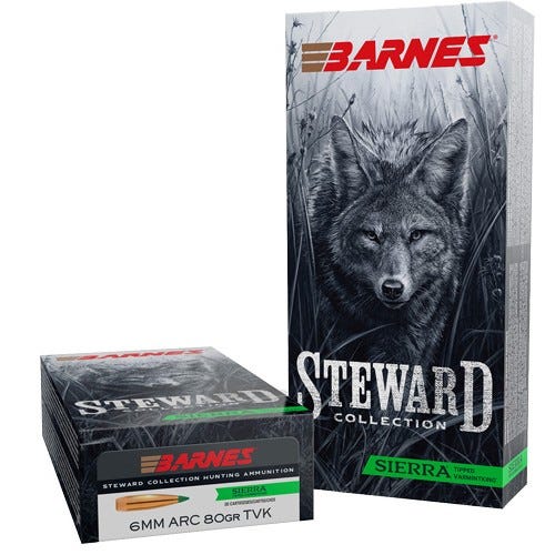 Barnes Bullets VarmintKing 6mm ARC 80 Grain 20-Rounds PT nes Bullets VarmintKing 6mm ARC 80 Grain 20-Rounds PT Ammo