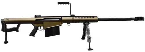 barrett firearms m82a1 burnt bronze 50 bmg 29 fluted barrel 10-rounds