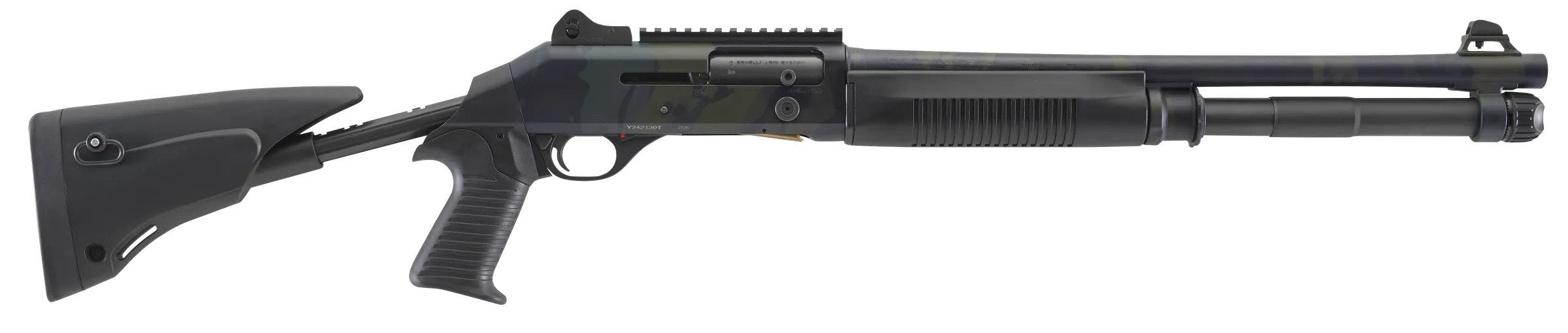 Benelli M4 EXT Multicam Black 12 GA 18.5 Barrel 7-Rounds