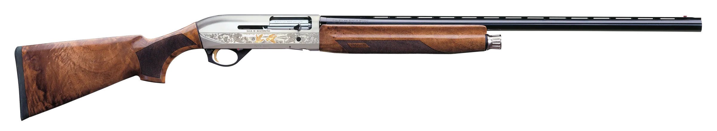Benelli Montefeltro Silver Walnut / Nickel 12 GA 28 Barrel 4-Rounds