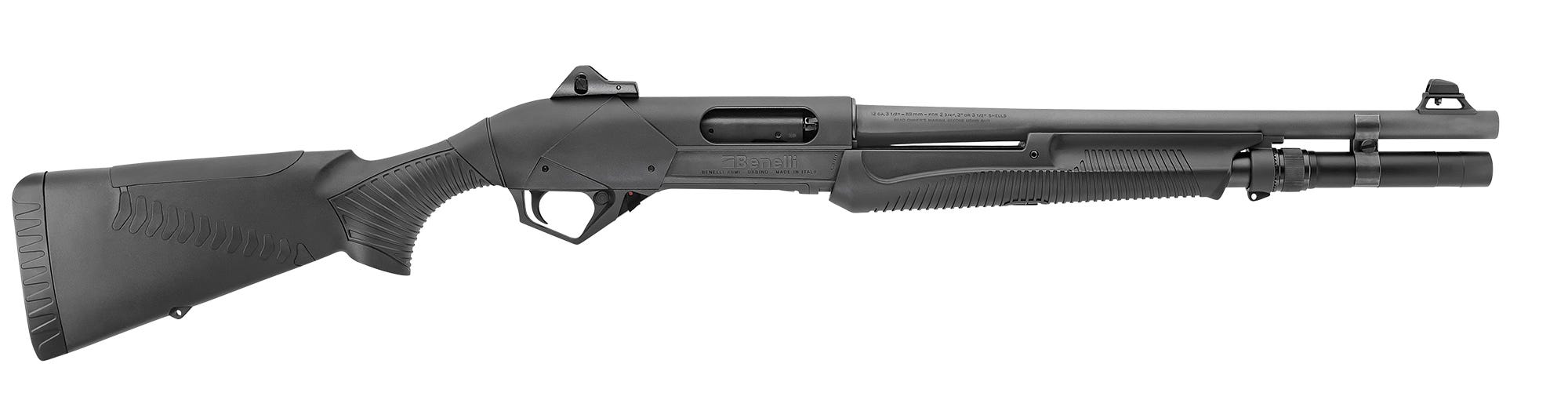 Benelli SuperNova Tactical Black 12 GA 18 Barrel 4-Rounds Ghost Ring Sights