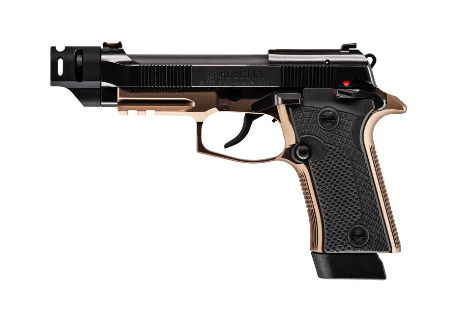 beretta 80x cheetah tactical urban bronze .380 acp 4.4 barrel 10-rounds w/ comp