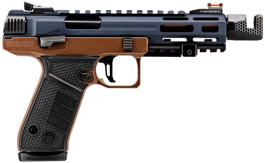 Beretta B22 Jaguar Metal Competition Grey / Bronze .22 LR 5.25 Barrel 10-Rounds