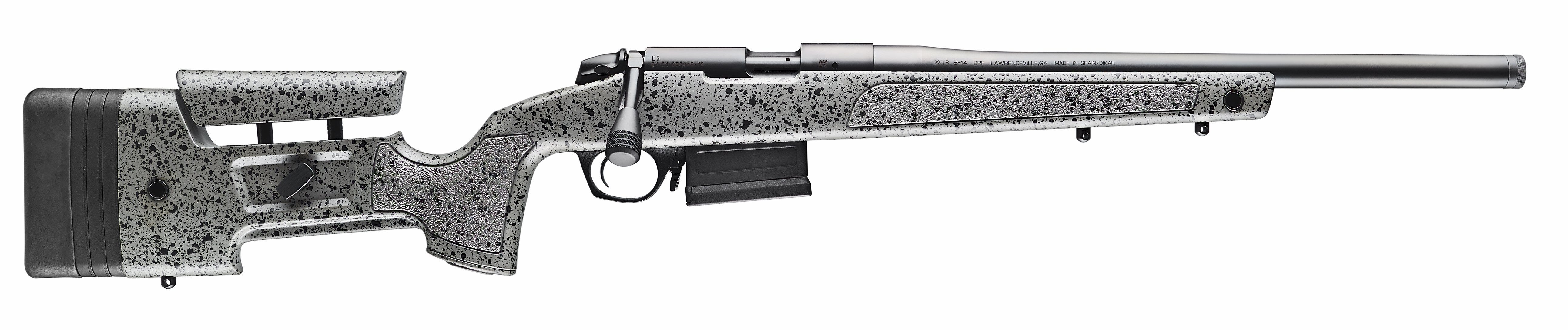 bergara rifles b-14r hmr trainer gray / black .17 hmr 18 barrel 10-rounds
