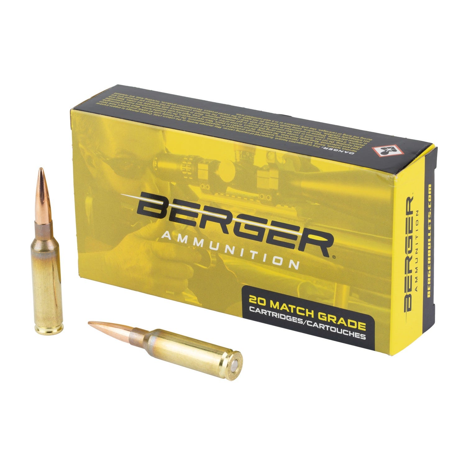 Berger Bullets Long Range Hybrid Target 6.5 Creedmoor 144 Grain 20-Rounds OTM ger Bullets Long Range Hybrid Target 6.5 Creedmoor 144 Grain 20-Rounds OTM Ammo