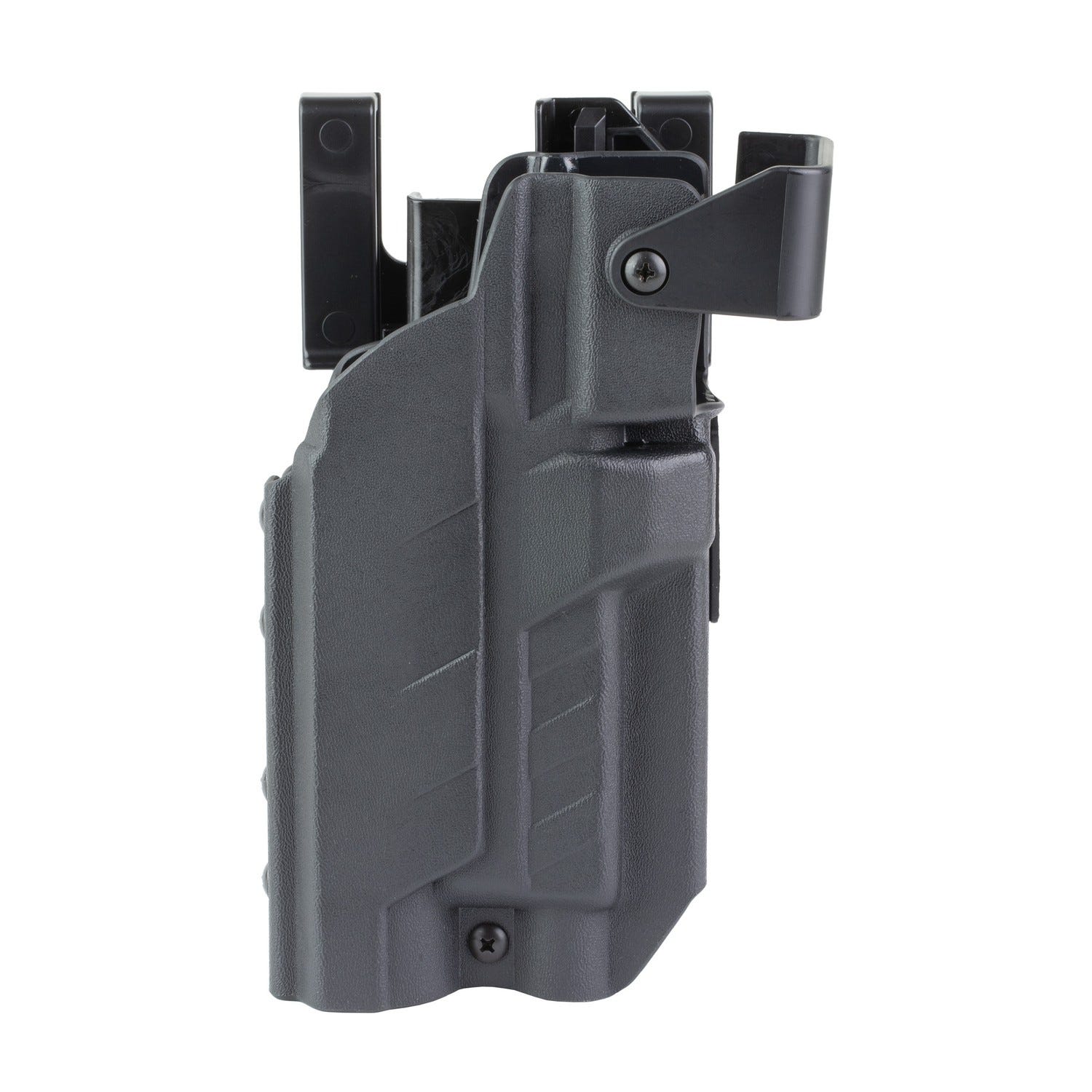 Black Point Tactical Enhanced Duty Holster Light Compatible OWB Holster for Glock 17 with Light RH - BlackPoint Tactical