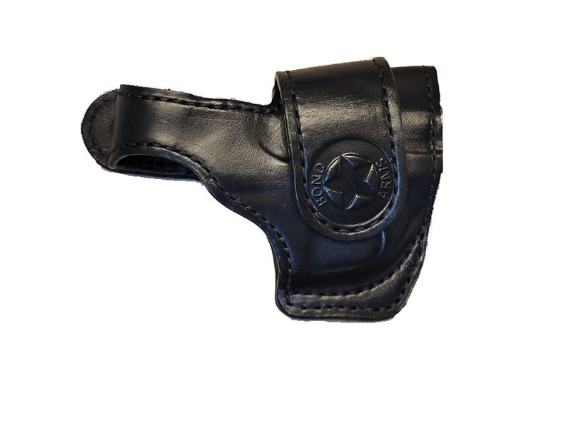 Bond Arms Stinger Driving Holster Black Leather RH