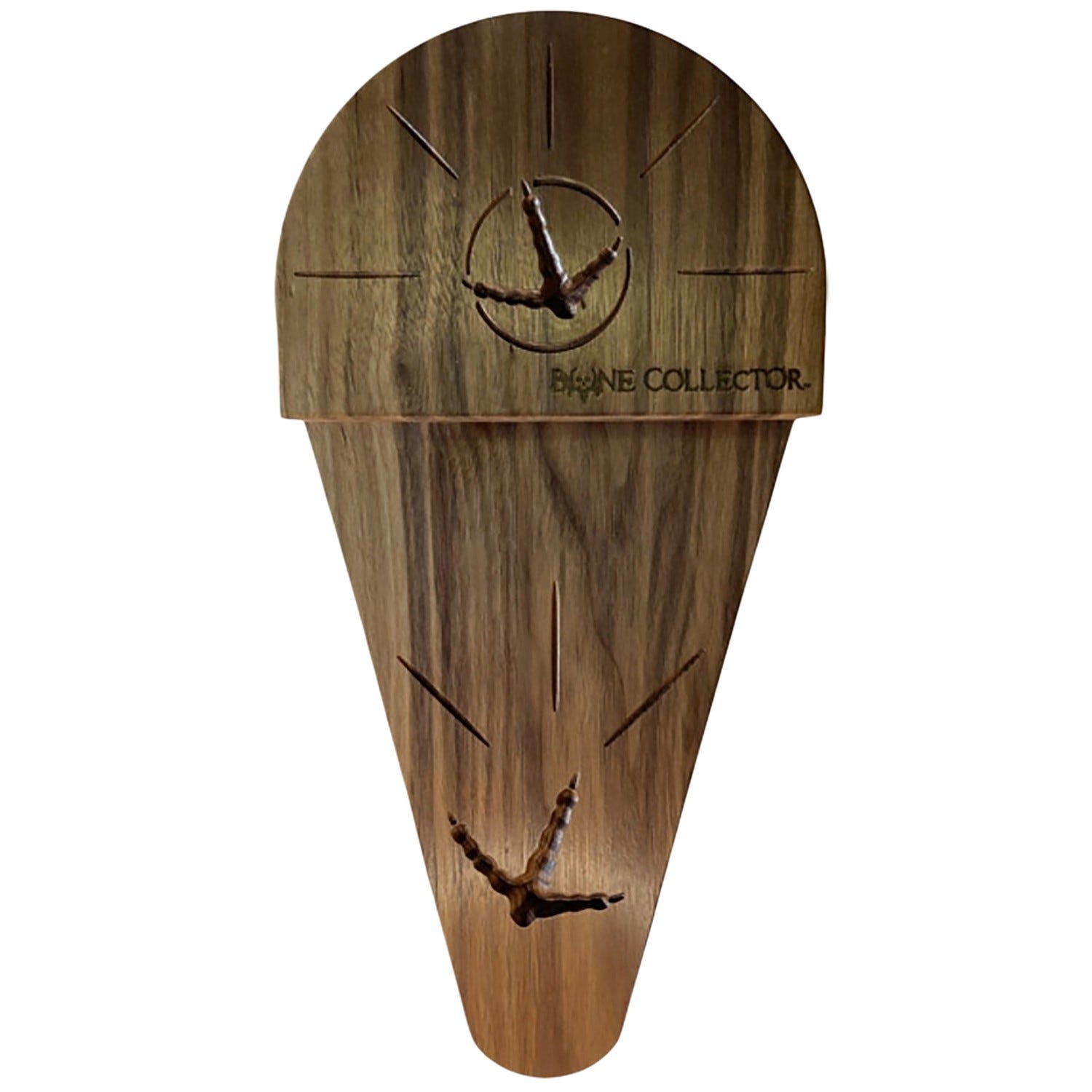 Bone Collector Braggin  Board Walnut Wall Mount - Bone Collector