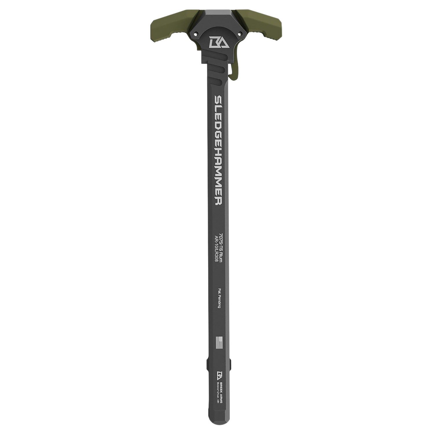 Breek Arms Sledgehammer Charging Handle OD Green for AR-10/LR-308