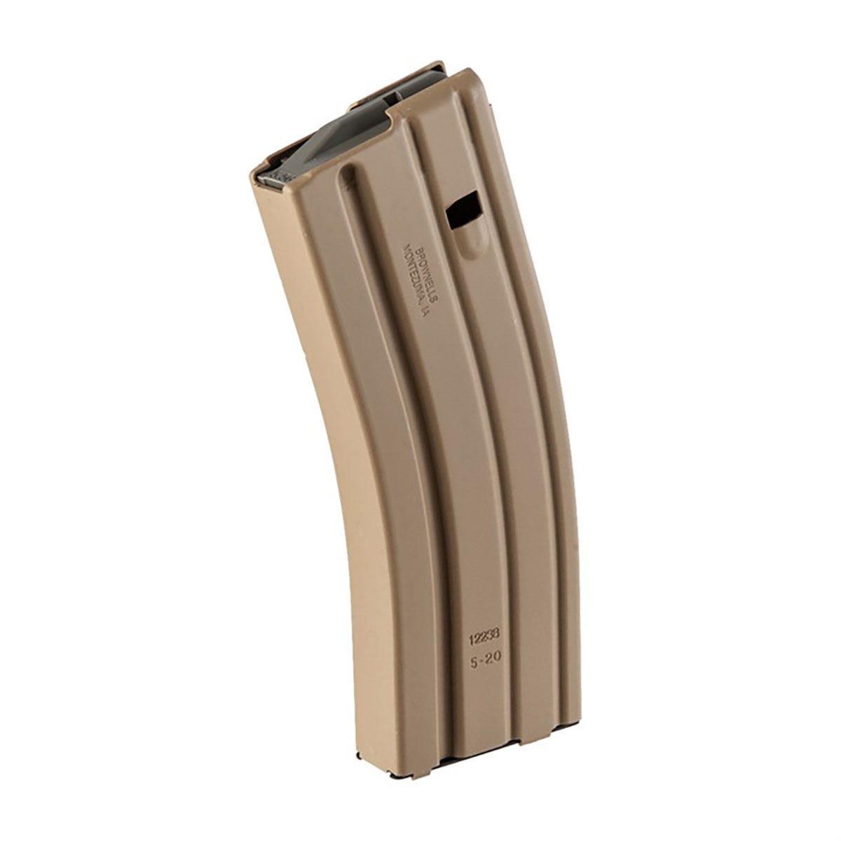 Brownells AR-15 Magazine Tan 5.56 / .223 Rem 30-Rounds - Brownells