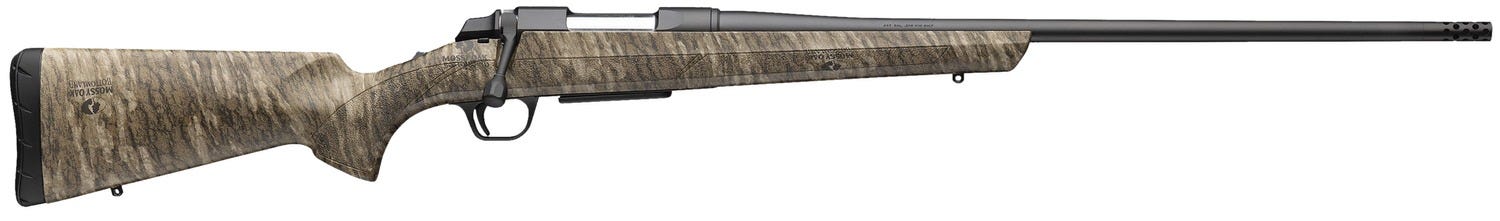 Browning AB3 Blued / Mossy Oak Bottomland 7mm PRC 24 Threaded Barrel 3-Rounds