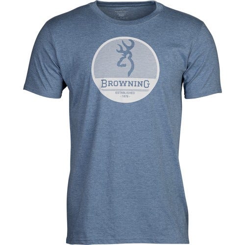 Browning Browning Circuit Short Sleeve T-Shirt Blue X-Large - $16.39 at GrabAGun