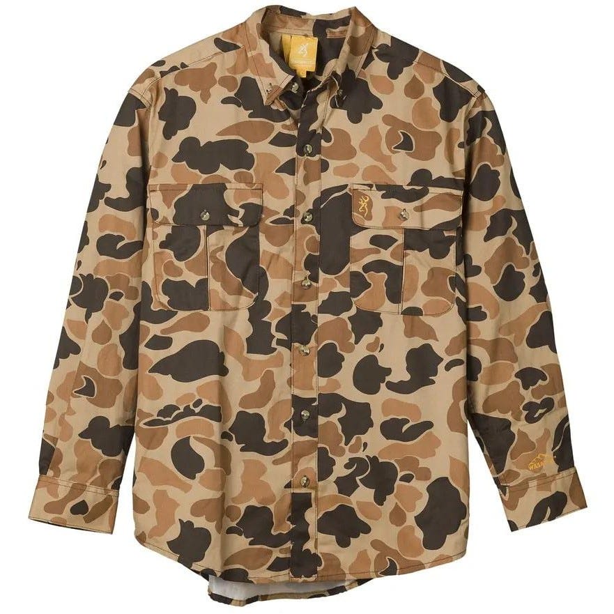 Browning Wasatch-CB Shirt Vintage Tan Camo M