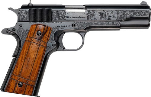 CNC Firearms Colt 1911 Government Prohibition Blued .45 ACP 5 Barrel 8-Rounds