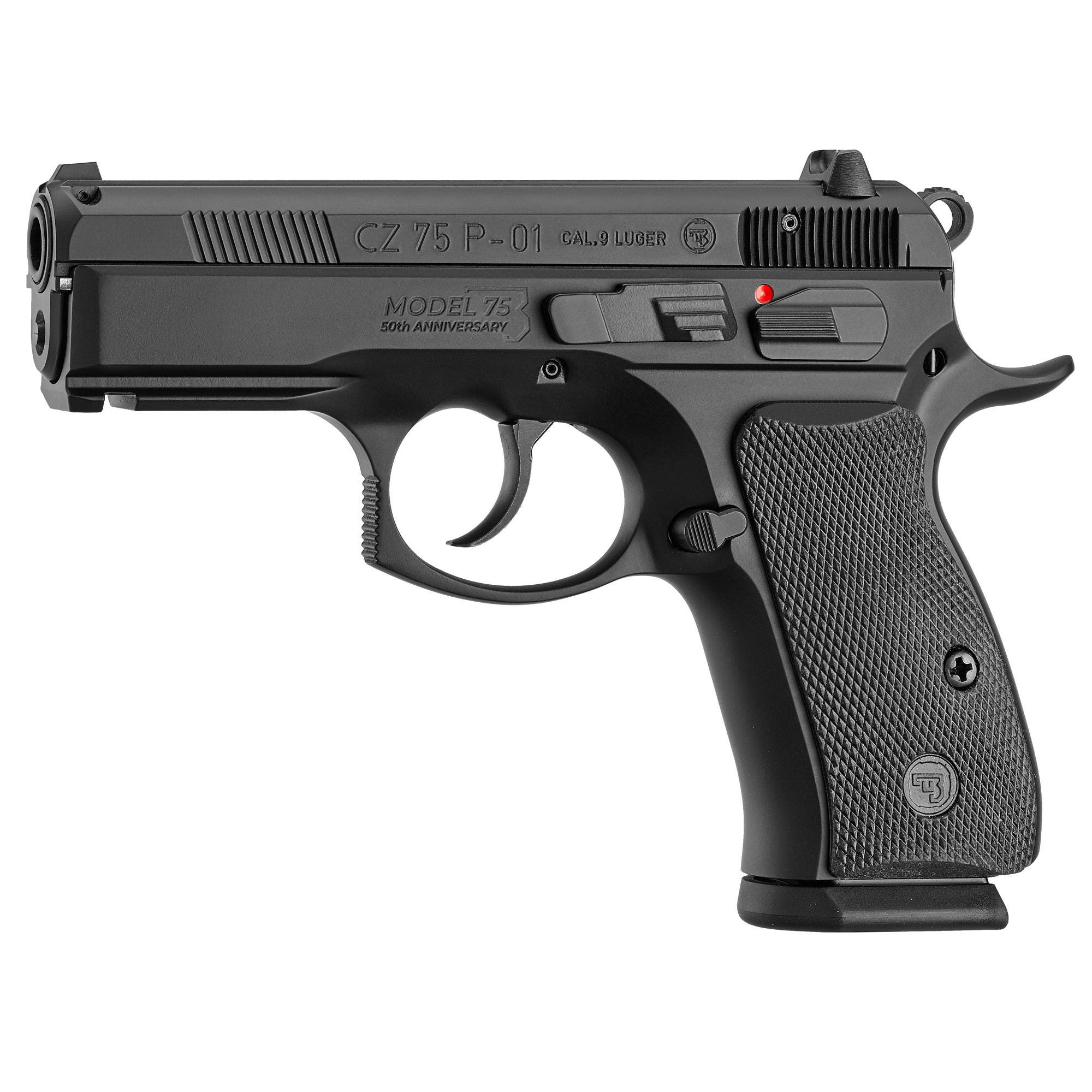 cz 75 p-01 50th anniversary elite 9mm 3.75 barrel 10-rounds