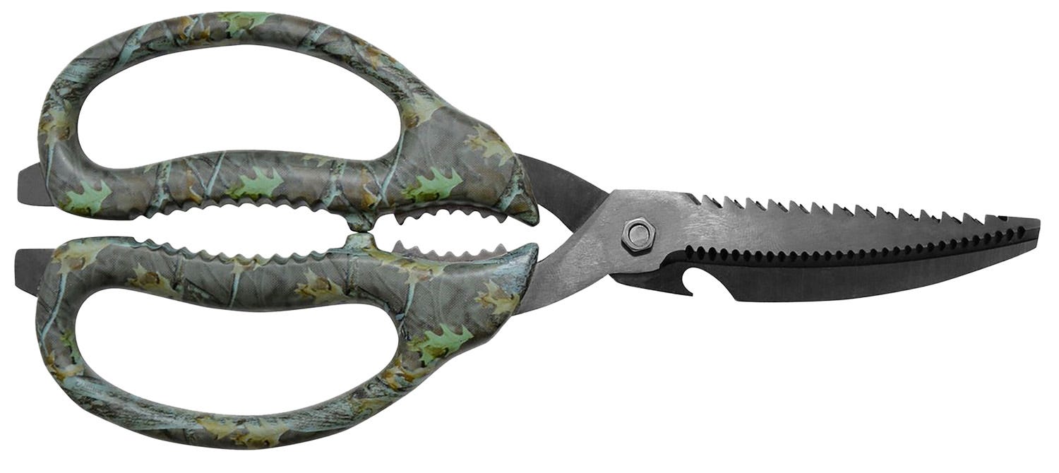 Camillus Multi-Function Game Shears Camo 4 Serrated Titanium Bonded Blade