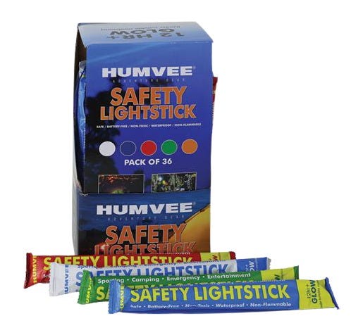 Campco CampCo Light Stick Red / Blue / White / Green 6 Waterproof 36-Pack - $36.79 at GrabAGun