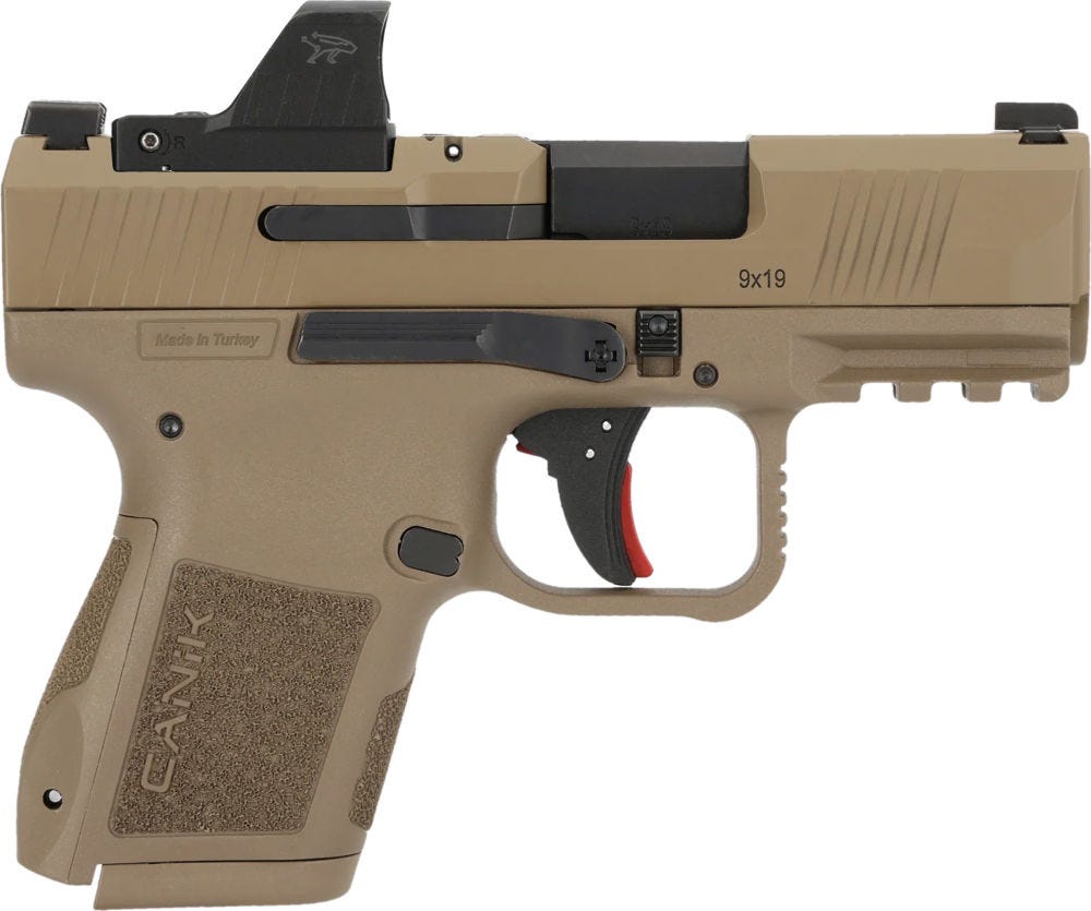 Canik METE MC9 Flat Dark Earth 9mm 3.18 Barrel 15-Rounds OR w/ MeCanik MO1 - CANIK