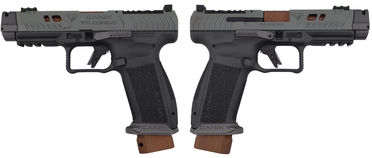 Canik TTI Combat 9mm 4.6 Barrel 20-Rounds OR - CANIK
