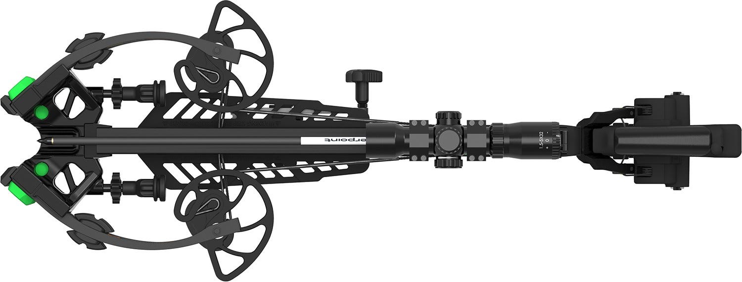 Centerpoint Archery CenterPoint Archery Amped G2D 430 FPS Crossbow 32.93 w/ 1.5-5x32 Scope  3 Arrows  Quiver - $519.99 at GrabAGun